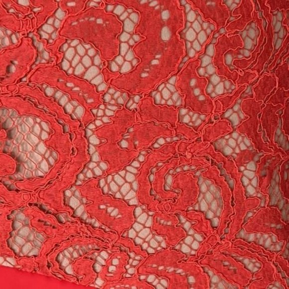 BCBGMaxAzria Women’s Size 8 Dahlia Asymmetrical Lace Dress - Picture 7 of 9